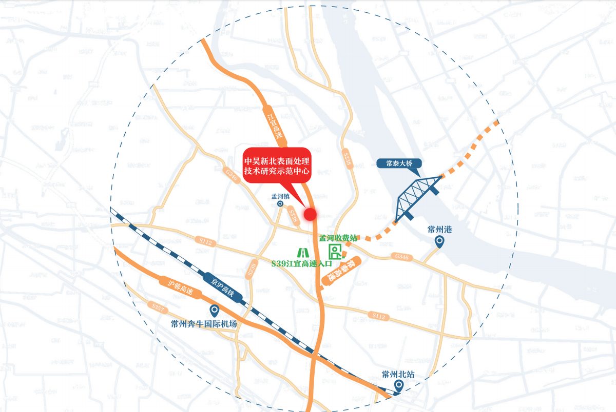 园区区位交通图